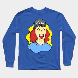 geek guy avatar Long Sleeve T-Shirt